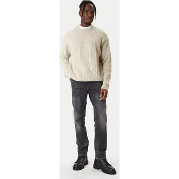 Pánský svetr BOSS Svetr Kableto 50548689 Béžová Regular Fit L