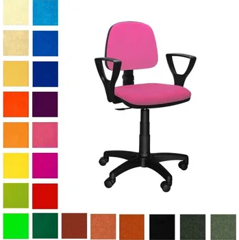 dětská židle Dětská otočná židle BECKY - tmavě šedá, SUEDINE 36