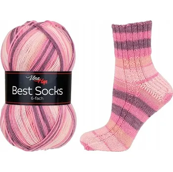 Příze Ponožky Vlna-Hep Socks Best 6-fach / 7361