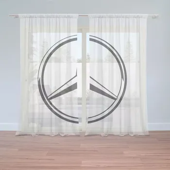 Záclona Sablio Záclony Logo 1 Bílá: 2ks 150x250cm