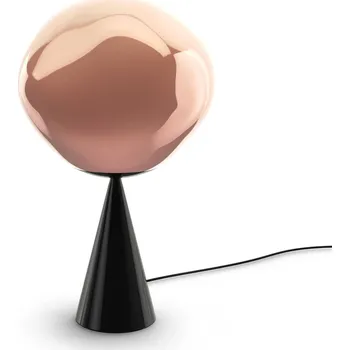 Lampička Tom Dixon LED stolní lampa Melt Cone Fat, kouřová/černá, 47 cm - Délka kabelu 250 cm černá, kouřově šedá 1 x 6 W LED - Doprava zdarma