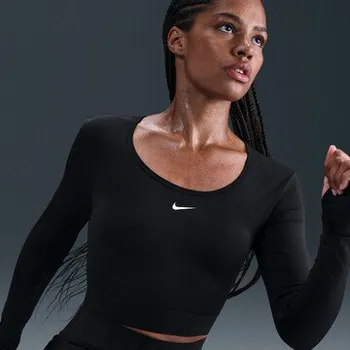 Pánské tričko Nike Nike Pro Women's Dri-FIT Cropped Long-Sleeve Top HV9992010 XS