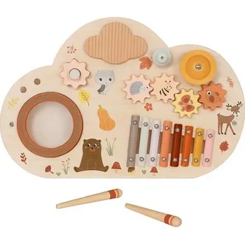 Dřevěná hračka Activity Board Montessori Zvířátka Baby Mix