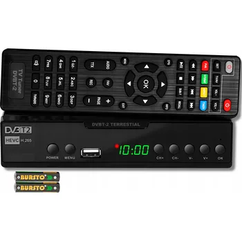 Příjem digitálního pozemního vysílání DVB-T2 tuner 4K-HIGH DVB-T2 TERRESTIAL