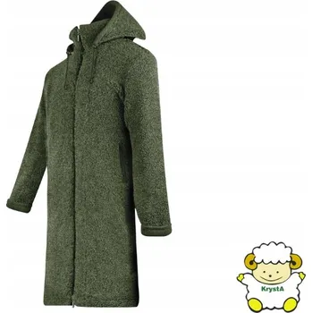 Dámský kabát KRYSTA dámský kabát vícebarevný s kapucí PŁ-ZZ velikost M