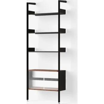 regál Policový systém Rombe IF3 &Tradition BARVA: ATD Antracit - se skříňkovou policí