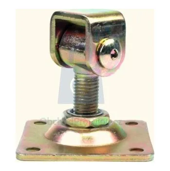 pant Závěs stavitelný k přišroubování M16 podl. 80 x 80 mm, BÍLÝ zinek, balení 1 ks