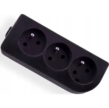 Elektrická zásuvka Prodlužovací přívodní kabel s vypínačem Elgotech černý