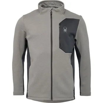 Pánský svetr Funkční pánský svetr Spyder BANDIT S Tmavě šedá, Černá