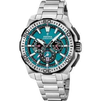 Hodinky Pánské Hodinky Festina F20724-6 stříbrné
