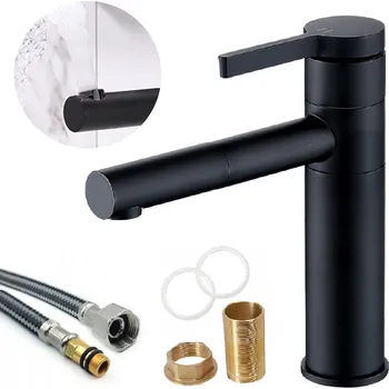 Vodovodní baterie Stojánková umyvadlová baterie Maibang tina černá