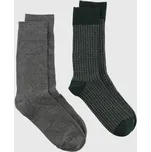 PONOŽKY GANT HOUNDSTOOTH PATTERN SOCKS 2-P GB TARTAN GREEN
