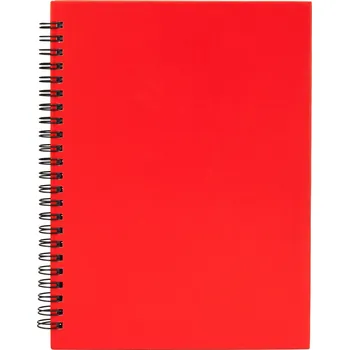 Sešit do školy A5, spirálový zápisník, školní Spirálový Blok, červený