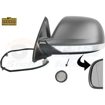 Auto zrcátko Vnější zpětné zrcátko VAN WEZEL 5847817