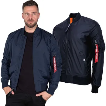 Moto bunda Bunda Alpha Industries MA-1 TT 191103 07 Tmavě modrá S