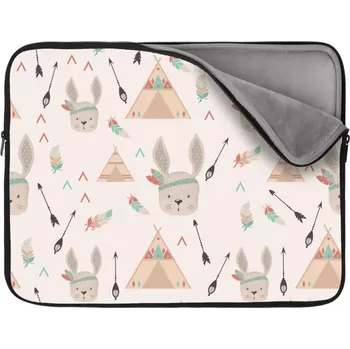 pouzdro na notebook Sablio Obal na notebook Zajíček indián - 13"
