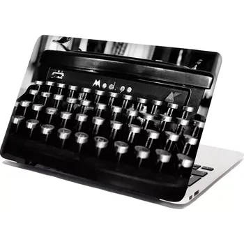 samolepka Sablio Samolepka na notebook Psací stroj - 29x20 cm