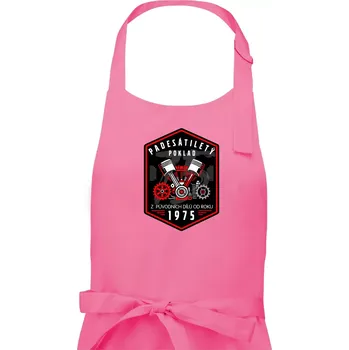 Kuchyňská zástěra Padesátiletý poklad z původních dílů 1975 - Pánská zástěra na vaření - Univerzální velikost ( Růžová )