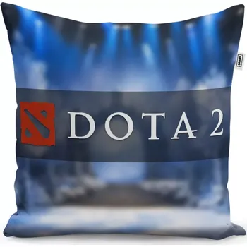 Polštář Sablio Polštář DOTA 2 Modrá - 40x40 cm