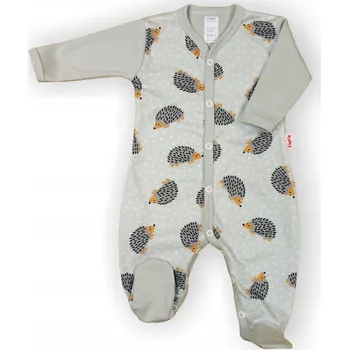 Kojenecký overall OVERAL standardní overal na zip Hedgehog velikost vel. 74 KLEKLE