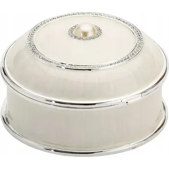 Šperkovnice Šperkovnice na bižuterii Krevmová kovová krabička