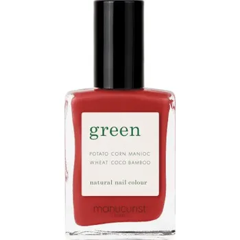 Lak na nehty Manucurist Green lak na nehty - Poppy Red 15 ml