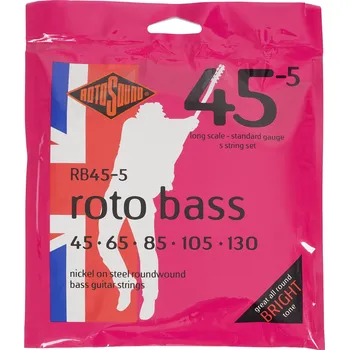 Struna pro kytaru a smyčcový nástroj Rotosound RB455 + prodloužená záruka 3 roky