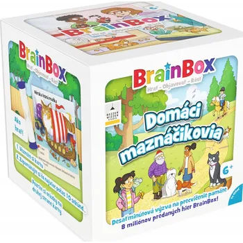 Desková hra Asmodee Czech Republic BrainBox - domáci maznáčikovia SK