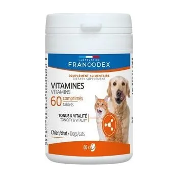 Krmivo pro kočku Francodex Vitamins pes, kočka 60tab