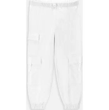 Dívčí tepláky 134 bílé Coccodrillo WC4