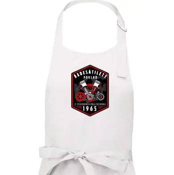Kuchyňská zástěra Šedesátiletý poklad z původních dílů 1965 - Pánská zástěra na vaření - Univerzální velikost ( Bílá )