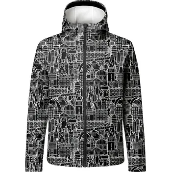 Panel se střihem 44 pánská softshell bunda I love Czech Republic