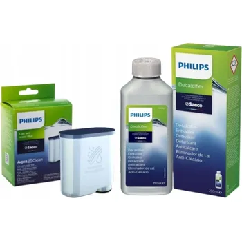 Příprava kávy Filtr do vody AquaClean CA6903 Philips a odvápňovač pro kávovary Saeco CA6700