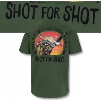 Pánské tričko Tričko Pitbull Shot For Shot 170 sage green M