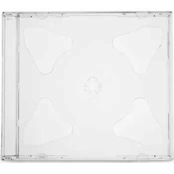 Obal na CD COVER IT - na 2 disky, plastový, 10 ks