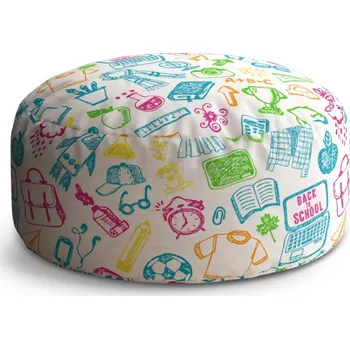 Taburet Sablio Taburet Circle Barevná škola: 38x48 cm