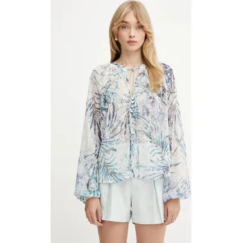 Dámská halenka Halenka Guess DANILE dámská, béžová barva, hladká, W5GH60 W0WA2 W5GH60.W0WA2 05A, vel. XS