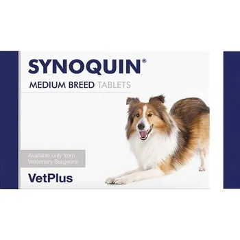 Kloubní výživa pro psa a kočku VetPlus SYNOQUIN Medium 120tbl (10-25kg)