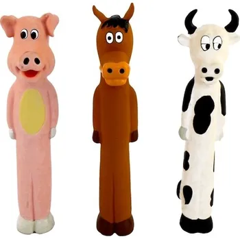 Hračka pro psa Dlouhán pískací gumový 29 cm