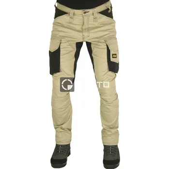 Pánské kalhoty SNICKERS Allround Stretch Slim béžové pánské pracovní kalhot 58
