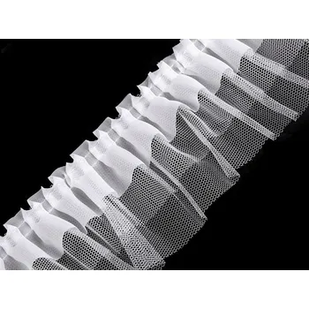 Volánek 3vrstvý šíře 70 mm Balení: 1 m, Varianta: 1 Off White - 8591149906930