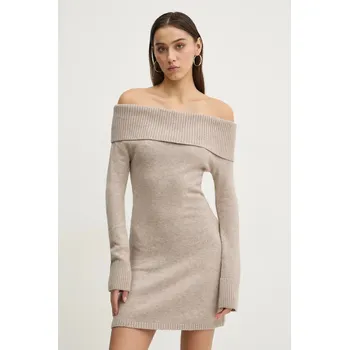 Dámské šaty Šaty Hollister Co. KI359.4292.400 béžová 80X, vel. XL