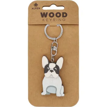 Přívěsek Dřevěný přívěsek Buldoček