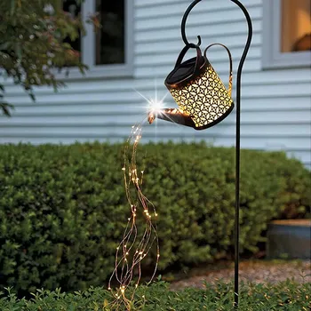 Venkovní osvětlení SOLÁRNÍ ZAHRADNÍ LAMPA KONVIČKA LED DEKORATIVNÍ ZAPICHOVACÍ 80 CM LUCERNA