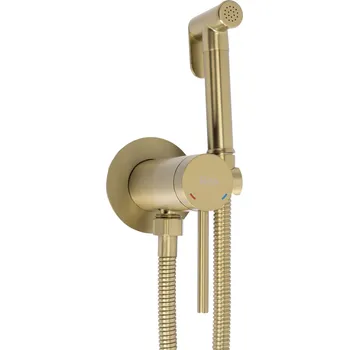 Vodovodní baterie Rea Podomítková bidetová baterie Foss Clif Brush Gold