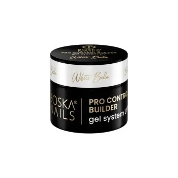 Lak na nehty Bílý stavební gel Pro Control Builder Gel UV WHITE LOLA Boska Nails 5 ml