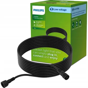 Zabezpečení domácnosti Philips GardenLink prodlužovací kabel 10m IP67, černé