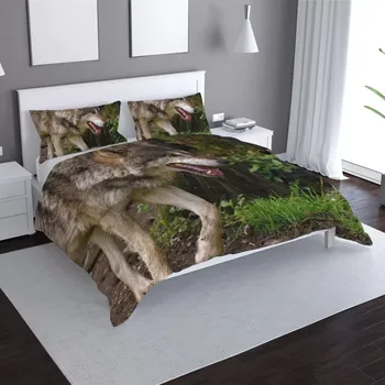 Povlečení Sablio Povlečení Vlk - 140x220 / 90x70