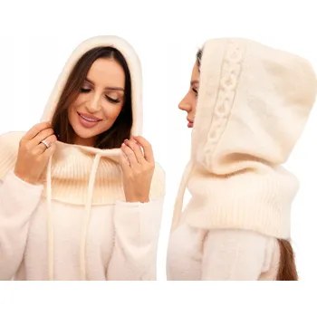 Podprsenka Zimní čepice Kesi bílá, univerzální velikost