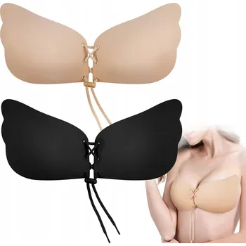 Podprsenka A861. CHUMIAN Podprsenka samolepicí silikonová Bez ramínek Push Up XL